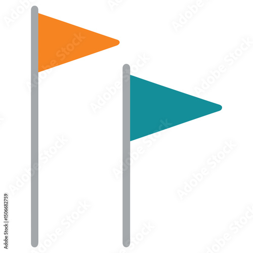 Space Triangular Flags clipart, Outer Space illustration, Colorful Space design sublimation
