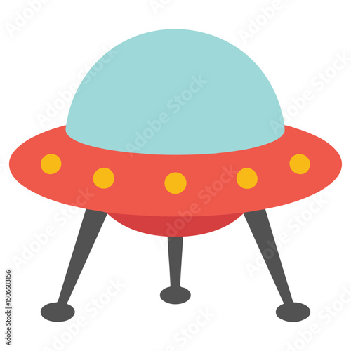 Space Playful UFO clipart, Outer Space illustration, Colorful Space design sublimation
