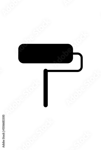 Simple vector image of a painting tool
