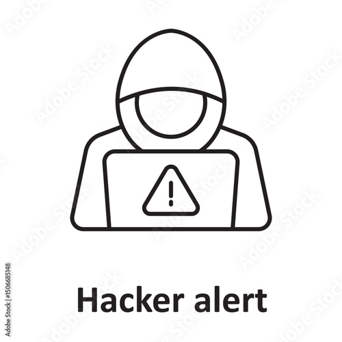 Hacker alert :Vector Icon which can easily modify or edit