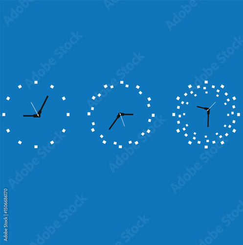 wall clock designed with simple details
