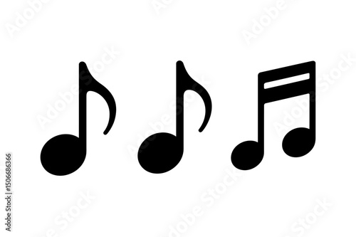 Music notes vector illustration for composition