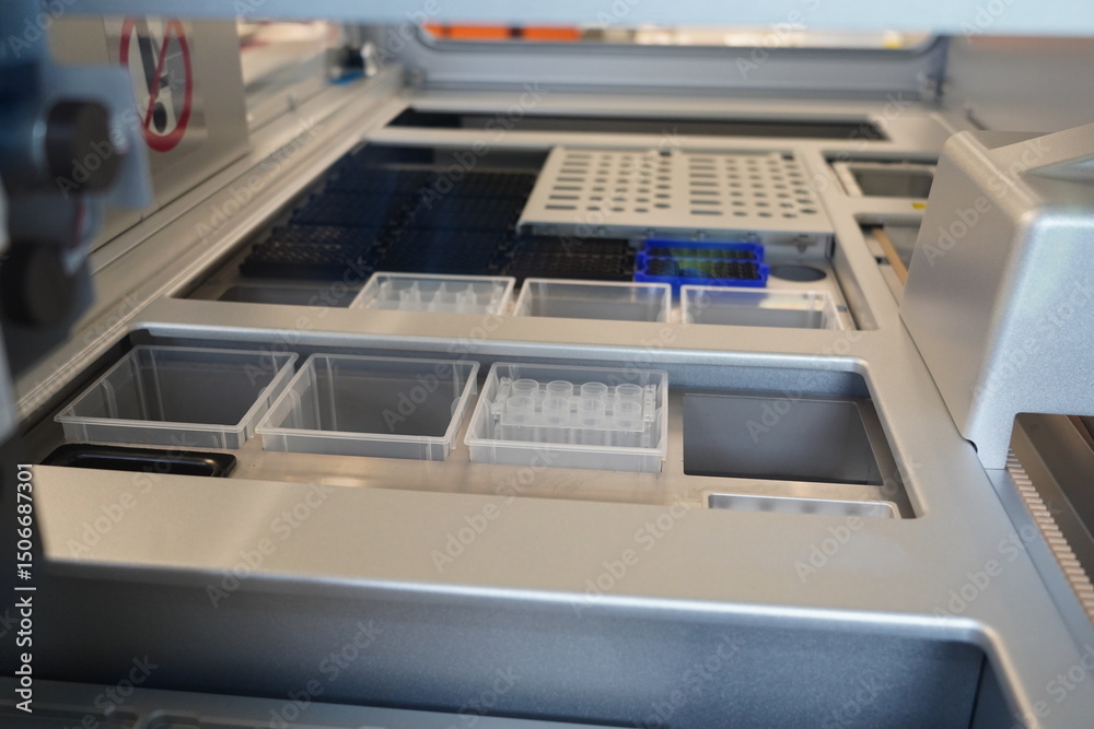 Fototapeta premium Automated DNA extraction.