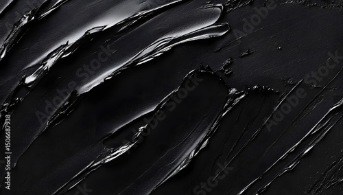 Background featuring a black mascara texture sample photo