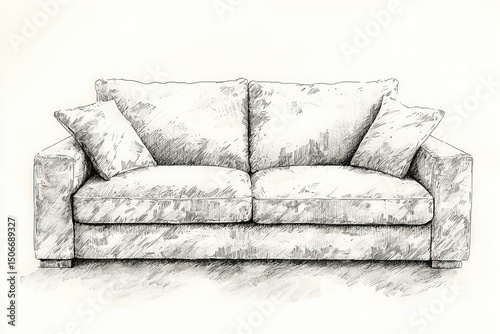 Sofa sketch: A cozy portray...