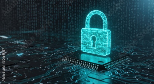 Wallpaper Mural computer security concept Torontodigital.ca