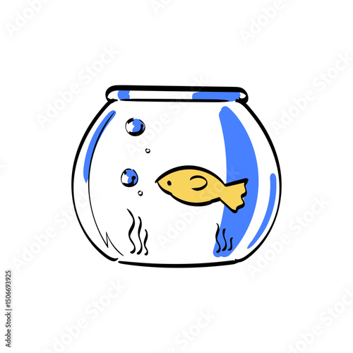 Hand Drawn Pet Veterinary Fill Illustration