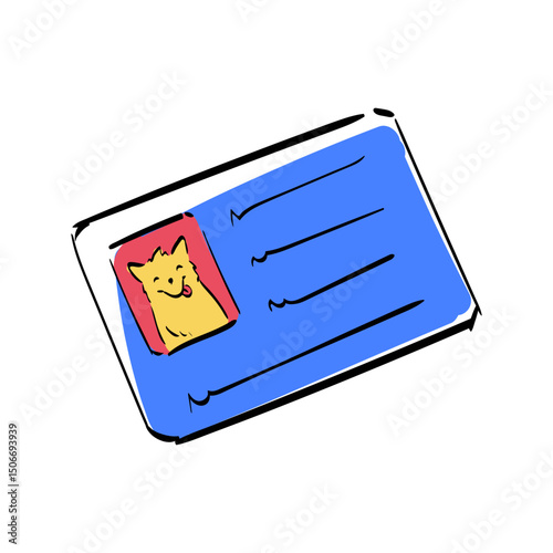 Hand Drawn Pet Veterinary Fill Illustration