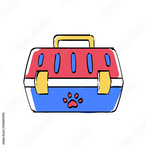 Hand Drawn Pet Veterinary Fill Illustration