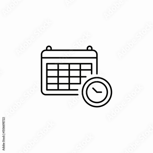 project palnner icon sign vector