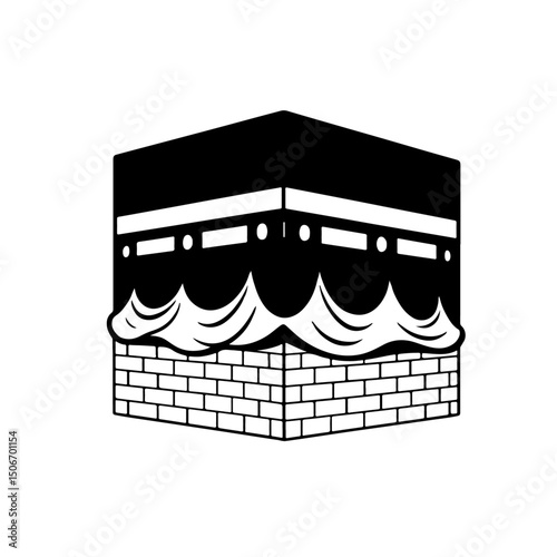 holy kaaba sharif best front view