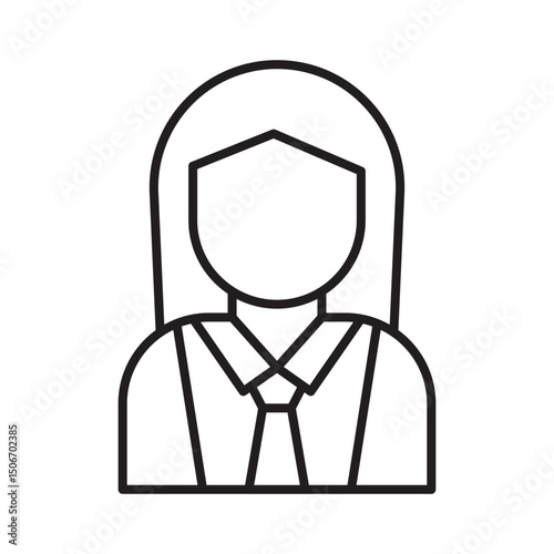 Legal counsel :Vector Icon which can easily modify or edit