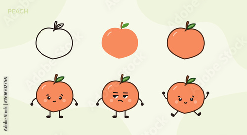 과일캐릭터-_peach