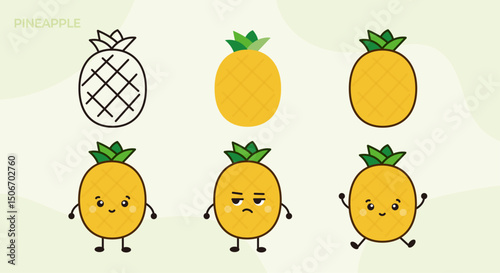 과일캐릭터-_pineapple