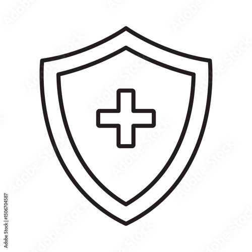 Health insurance :Vector Icon which can easily modify or edit