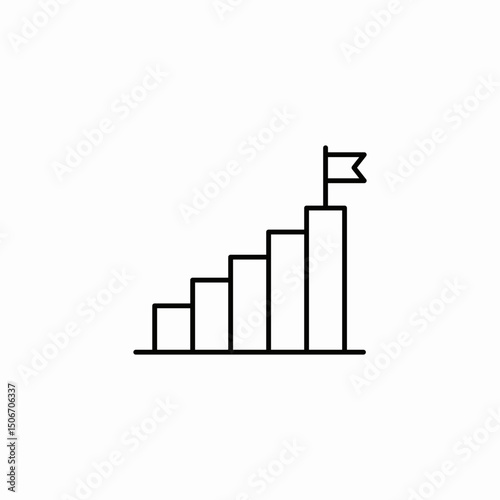 achievement result icon sign vector