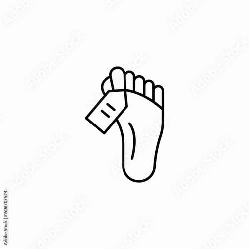 death tag icon sign vector