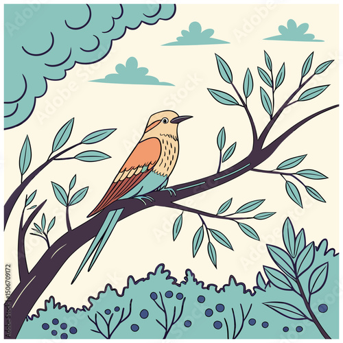 In the Morning Sky Where the First Bird Sings the Song of the Earth