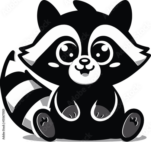 Raccoon Sitting 