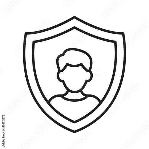 Life insurance :Vector Icon which can easily modify or edit