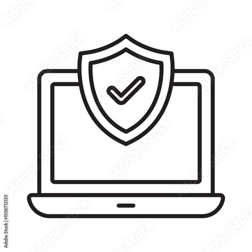 Free Download Laptop insurance :Vector Icon which can easily modify or edit - GFXLoad
