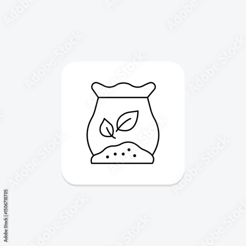 Homemade Compost Mix, vector, pixel perfect, illustrator file
