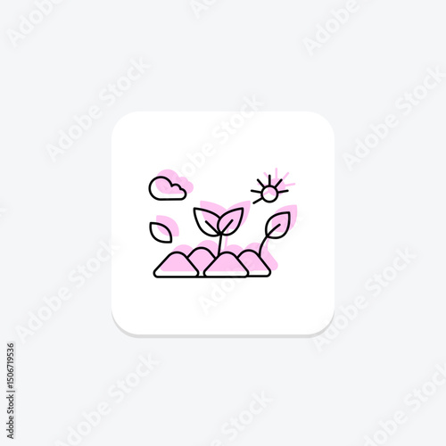 Backyard Organic Patch, vector, pixel perfect, illustrator file