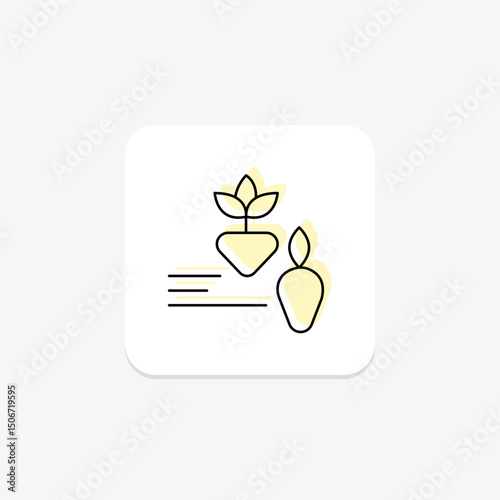 Farm To Table Icon, vector, pixel perfect, illustrator file