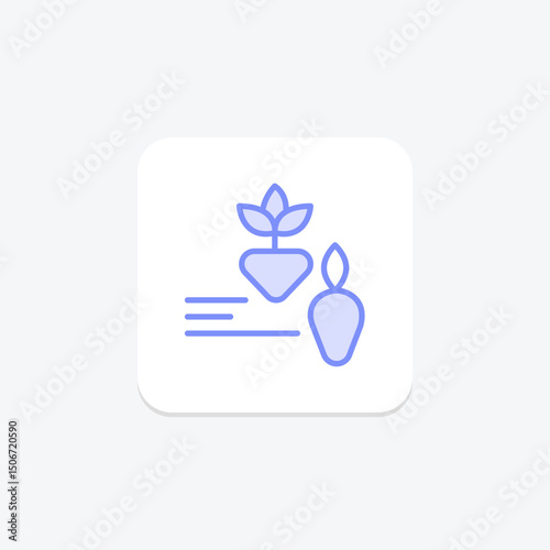 Farm To Table Icon, vector, pixel perfect, illustrator file