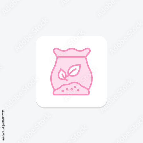 Homemade Compost Mix, vector, pixel perfect, illustrator file