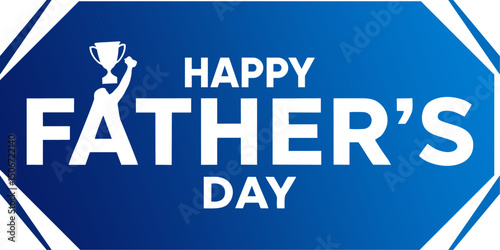 Modern Flat Design Graphic for Father’s Day Wishes