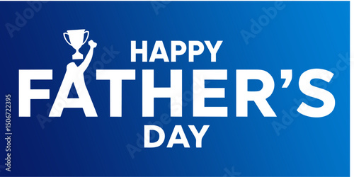 Modern Flat Design Graphic for Father’s Day Wishes