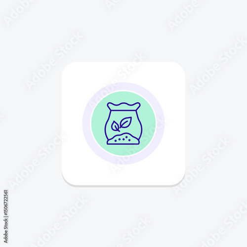 Homemade Compost Mix, vector, pixel perfect, illustrator file