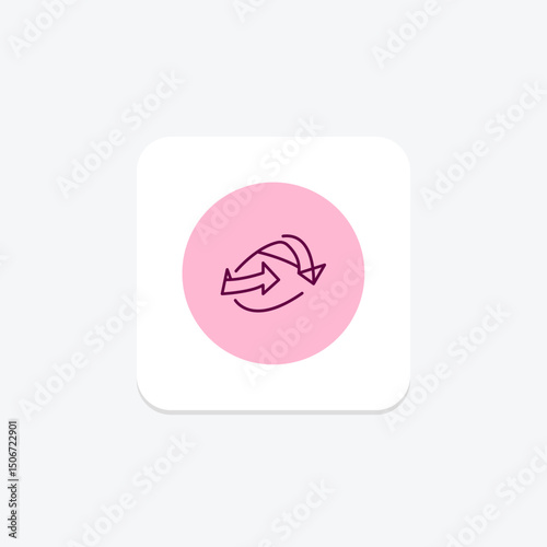 Rotating Crop Sign, vector, pixel perfect, illustrator file