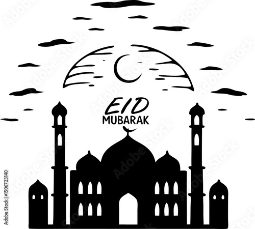 taj mahal vector illustration