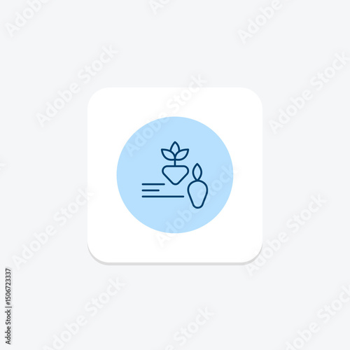 Farm To Table Icon, vector, pixel perfect, illustrator file