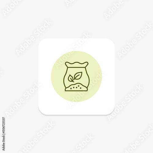 Homemade Compost Mix, vector, pixel perfect, illustrator file