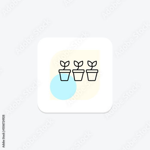 Reusable Plant Pots, vector, pixel perfect, illustrator file