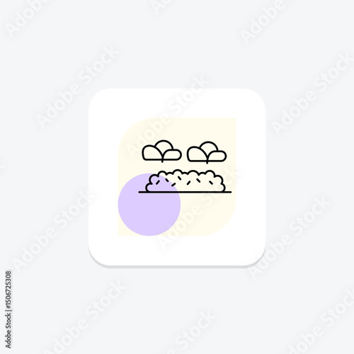 Mulched Garden Row, vector, pixel perfect, illustrator file