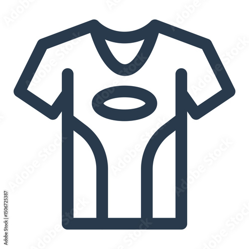 Padel Jersey with Rounded Collar