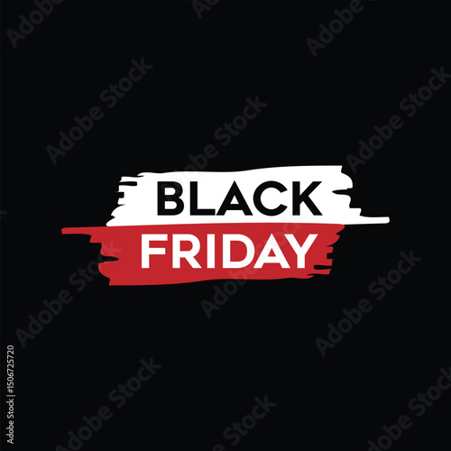 Black Friday commemorative vector art design