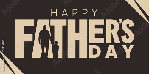 Happy Father’s Day Message with Vintage Color Palette