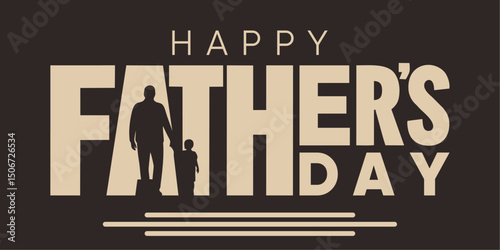 Happy Father’s Day Message with Vintage Color Palette