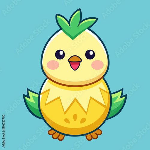 easter chick with egg