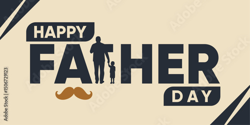 Celebrating Fatherhood – Happy Father’s Day Poster