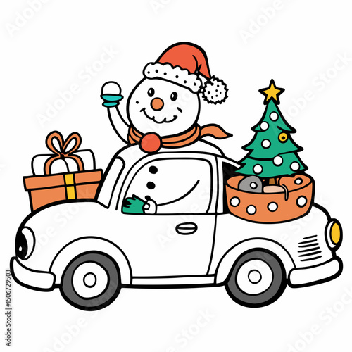 santa claus and gifts