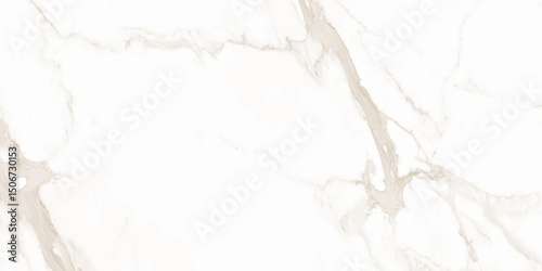 polished White ceramic tile, Premium Calacatta marble texture.
