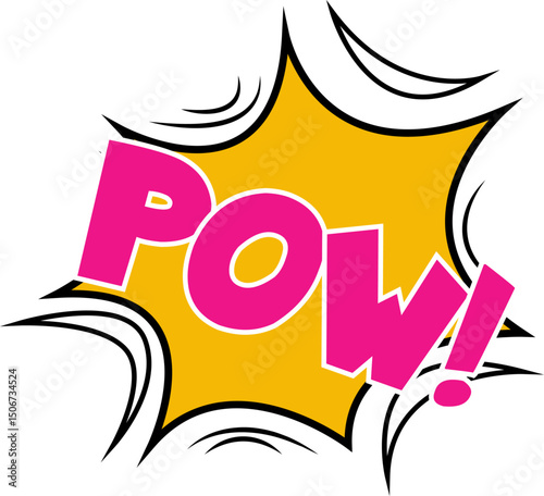 Comic Pow Text