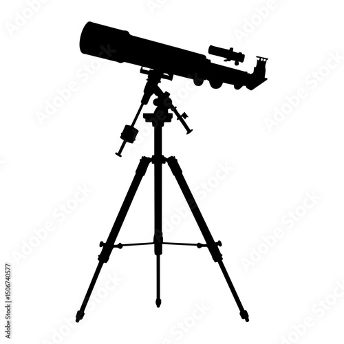 telescope on tripod
