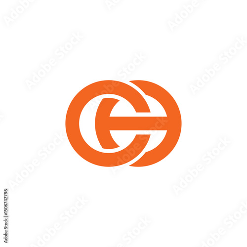 Creative Monogram Fusion of C and H